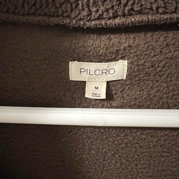 ANTHROPOLOGIE Chocolate Pilcro Half-Zip Pullover Sweatshirt - Picture 11 of 13